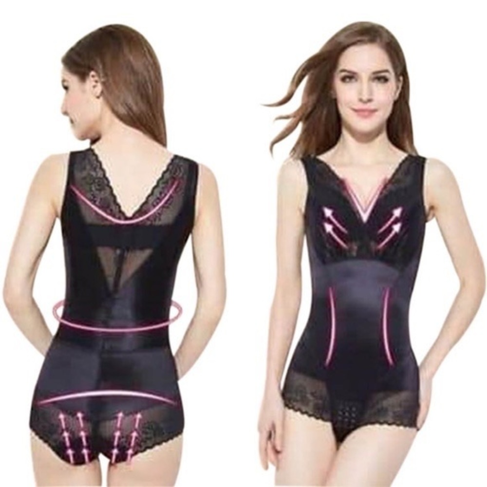 BNWT shape wear multiple sizes BLACK colour bodysuit push up
